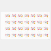 Étiquettes Créé pour vous Coloré (Feuille)
