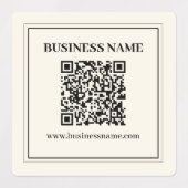 Étiquettes Créer instantanément un code QR numérisable pour l (Design 1)