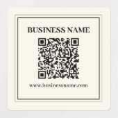 Étiquettes Créer instantanément un code QR numérisable pour l (Design 2)