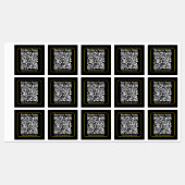 Étiquettes Créer un code QR d'entreprise instantanément scann (Feuille)