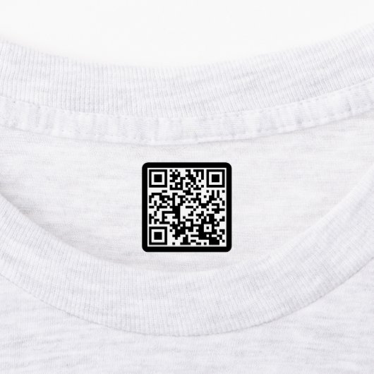 Étiquettes Créer un code QR | Vêtements imperméables (Apposé)