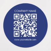 Étiquettes Créez instantanément un code QR imperméable (Design 1)