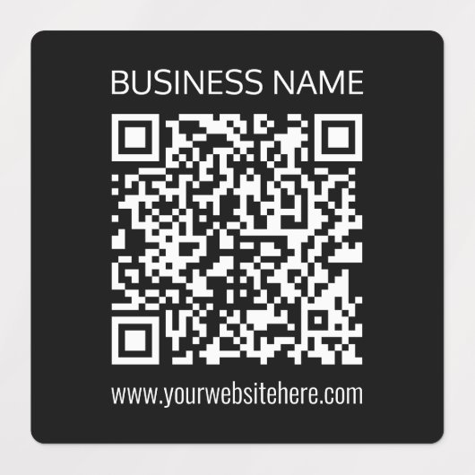 Étiquettes Créez un code QR instantanément avec l'URL de votr (Design 2)