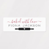 Étiquettes Créez Votre Propre Cuisiné Avec Amour (Design 1)