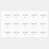 Étiquettes Créez votre propre design (Feuille)