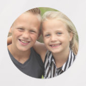 Étiquettes Créez votre propre photo (Design 1)