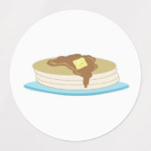 Étiquettes Crêpes et café (Design 1)