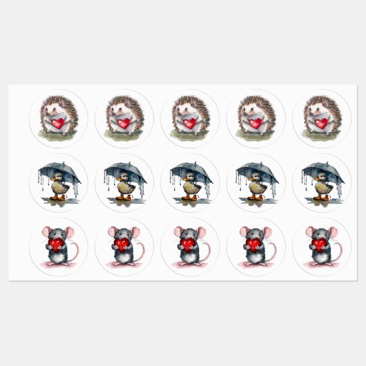 Étiquettes Critère mignon (Feuille)