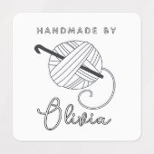 Étiquettes Crochet crochet et fil à coudre polyvalent (Design 1)