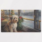 Étiquettes Croisière de Noël Biewsome Terrier : Pawsome Holid (Design 1)