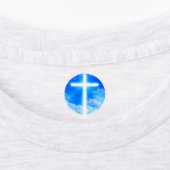 Étiquettes Cross of Light Jesus Christ Customizable Christian (Apposé)