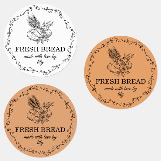 Étiquettes Cuisson de pain au levain (Groupe)