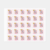 Étiquettes Customizable “D is for” Alphabet Art – Inspiration (Feuille)