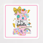 Étiquettes Customizable “I is for” Alphabet Art – Inspiration (Design 2)