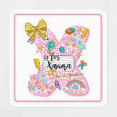 Étiquettes Customizable “X is for” Alphabet Art – Inspiration (Design 2)