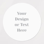 Étiquettes Customizable Your Design or Text Here Personalized (Design 1)