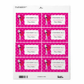 Étiquettes Cute Baking Personnalisés (Feuille entière)