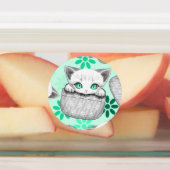 Étiquettes Cute de chat et pointe joueuse à partir d'une poch (Apposé)