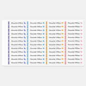 Étiquettes Cute Dino & Rainbow Waterproof /Fer On Nom Étiquet (Feuille)