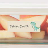 Étiquettes Cute Dinosaures Garde de jour Nom de l'école Vêtem (Apposé)