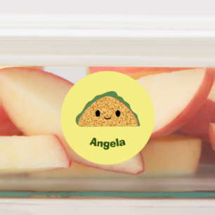 Étiquettes Cute Kawaii Tacos