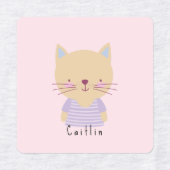 Étiquettes Cute Koala Ours, Chat, Ours, Tigre (Design 2)