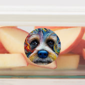 Étiquettes Cute Pop Art Terrier (Apposé)