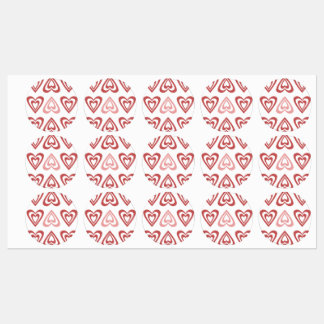 Étiquettes Cute Valentine Hearts – Love & Romance Design