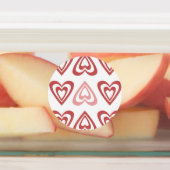 Étiquettes Cute Valentine Hearts – Love & Romance Design (Apposé)