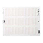 Étiquettes d'adresse (Feuille entière)