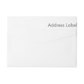 Étiquettes d'adresse (Dos)