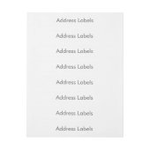 Étiquettes d'adresse (Feuille)