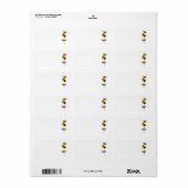 ÉTIQUETTES D'ADRESSE ART ET DESIGN (Feuille entière)