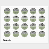 Étiquettes d'adresse Azalées blanches (Feuille)