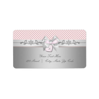 Étiquettes d'adresse Croix Rose