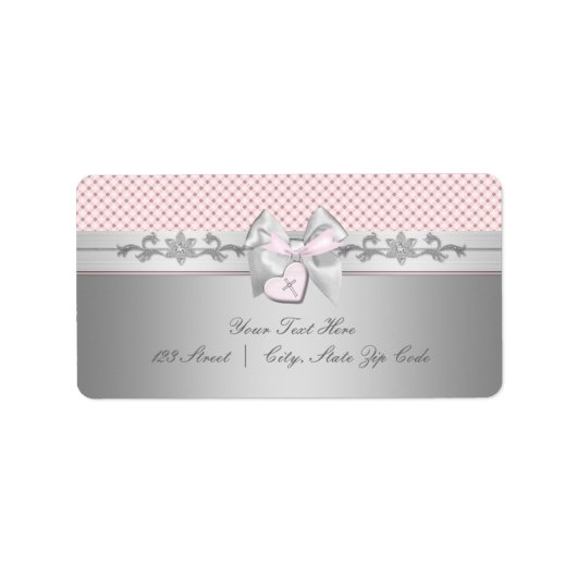 Étiquettes d'adresse Croix Rose (Devant)