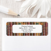 Étiquettes d'adresse de bibliophile (Anciennes rel (En situation)