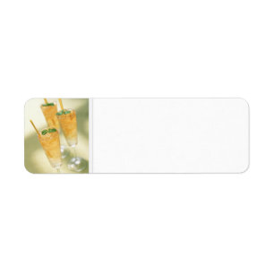 Étiquettes d'adresse de Cocktails Mint Julep Kentu