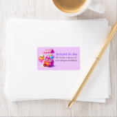 Étiquettes d'adresse de Cotton Candy Ghost Hallowe (En situation)