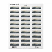 Étiquettes d'adresse de fête Sky Blast Lights Spar (Feuille entière)
