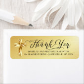 Étiquettes d'adresse de Merci chrétien (En situation)