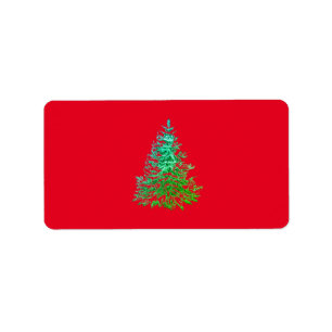 Étiquettes d'adresse de Noël SAISONNIERES