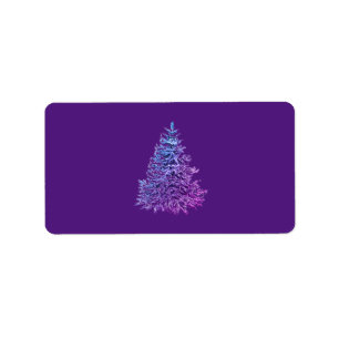 Étiquettes d'adresse de Noël SAISONNIERES