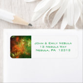 Étiquettes d'adresse de retour Amérique du Nord (En situation)