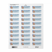 Étiquettes d'adresse de retour Beagle (Feuille entière)