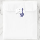 Étiquettes d'adresse de retour Blue Bow Hanoukka (Sac)