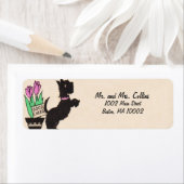 Étiquettes d'adresse de retour bon écossais (En situation)