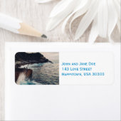 Étiquettes d'adresse de retour bord mer (En situation)