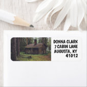 ÉTIQUETTES D'ADRESSE DE RETOUR CABINE JOURNAL (En situation)