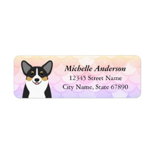 Étiquettes d'adresse de retour Corgi